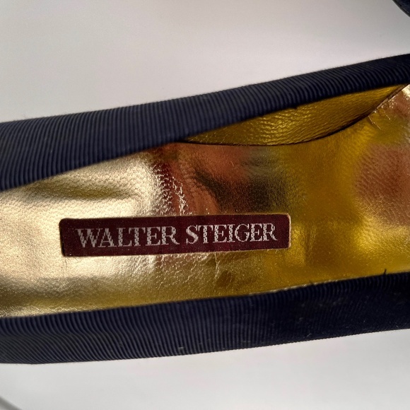 👠 Vintage Walter Steiger heels 37.5  AS NEW - Picture 5 of 9